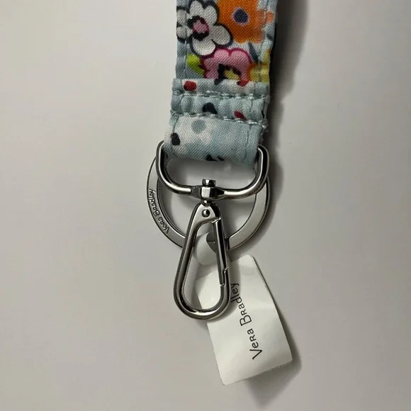 NWT Vera Bradley Floating Garden Zip ID Case and Wide Lanyard Set - Picture 11 of 11